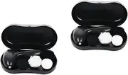 Healeved 2 Sets Shoe Cleaner Kit Electric Shoe Polisher for Leather Sneakers Car Sofa Bags Coats Portable Brush Set Save Time Effort Random Color