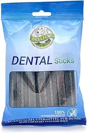 Natural Dental Care Against Tartar, Easy to Use and Dosage, Excellent Digestibility, Fights Bad Breath and Plaque, Suitable for All Dog Breeds (100 g, Sticks)