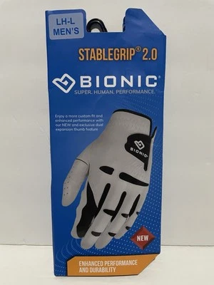 Bionic Stable Grip 2.0 Golf Glove Men’s LEFT HAND LARGE New