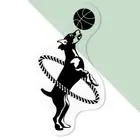 'Dog's Dribble and Spin Mastery' Clear Decal Stickers (DC050051)