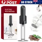 Rechargeable Electric Egg Beater Milk Coffee Frother Drink Foamer Mixer Tool