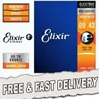 elixir nanoweb super light 9-42 electric guitar string 12002