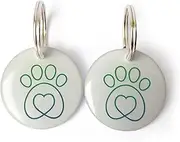 Compatible with Sureflap Surefeed Microchip RFID Collar Tags Disc Key Replacement (Pack of 2)