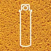 Duracoat Opaque Dyed Yellow Miyuki Seed Beads 15/0 (15-94453-TB)