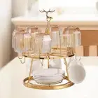 8 Cup Drying Rack Stand 8 Hooks for Kitchen Countertop Restaurant Coffee Cup