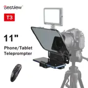 Desview T3 11" Interview Prompter Teleprompter for Smartphone Tablet DSLR Camera