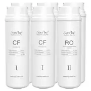 SimPure Q3-600 Reverse Osmosis CF+600GPD RO Water Filter Replacement 2-Year Set