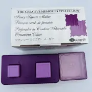 Creative Memories Collection Fancy Square Maker Scrapbooking Paper Punch Craft