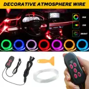 Remote Control LED EL Wire Car Decorative Atmosphere RGB Neon Glow Strip Light (for: Volvo)