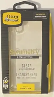 Otterbox Symmetry Sleek Protection Series Phone Case For iPhone XS Max Clear