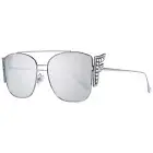 Fendi Sunglasses Women Silver/Silver Mirrored Pilot-Aviator Full Rim FF0380 6LB