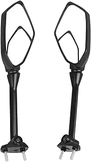 Handlebar Mirror Motorcycle Rear View Convex Side Mirrors For Kawasaki For NINJA 650R ER6F ER-6F 400R For NINJA 1000 Z1000SX ABS Black