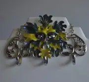 KIRKS FOLLY GREEN MAN ACCESSORY HOLDER IN SILVER TONE