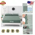 Premium King Grounding Sheets - Organic Cotton & Silver Fiber for Better Sleep