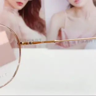 Jill Stuart  黑-金雙色鈦金屬圓框眼鏡 簡約線條質感 性感率性的風格 令人耳目一新的設計品味 JS70051