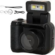 Digital Camera - Vintage Camcorder, Portable Video Cammera | Compact 1080p Snap, LED Flash Camcorder, Lightweight for Vlogging, Retro for Travel and Recording