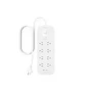 Belkin 8 Outlet Surge Protector With Dual Usb C 30W Pps 2M Cord