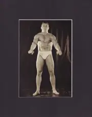 8X10 Matted Print Picture Vintage Male Muscle: Shirtless, Frank Leight 1942