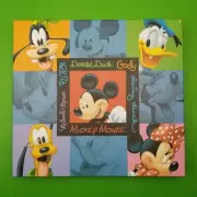 Brand New Disney Mickey & Friends Embossed Postbound 12" x 12" Scrapbook Album