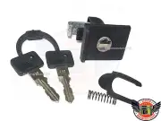 Glove Tool Box Lock Black Seitendeckel Schloß For Vespa PX LML Star Stella PX200