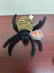 Beanie Babies 1996 "Spinner" The Spider w/Heart Tag