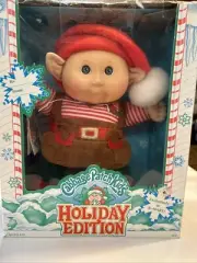 Vtg Hasbro Cabbage Patch Kids Doll Holiday Edition, Holiday Elf, With Tags Box
