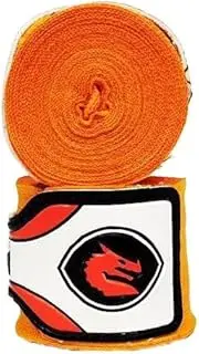 Morgan Sports 180 Inch Mexico Elastic Boxing Hand Wraps, 4 Meter Length, Orange