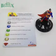 Heroclix Superman set Cyborg Superman #034 Rare figure w/card!