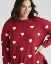 Womens Autograph Knitwear Jumper Hearts - Plus Size M NEW WAS 89.00 18 XXL 2 XL