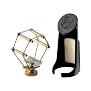 Francois Louis Ultimate Ligature Alto Saxophone Ligature and Cap, Metal, Lacquer