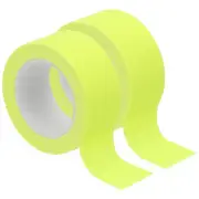 1 Inch x 16.4 Feet Neon Gaffer Cloth Tape, 2 Roll Tape, Yellow