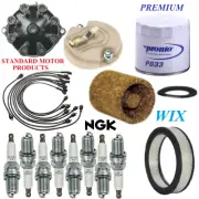 Tune Up Kit Filters Cap Wire Plugs For PONTIAC BONNEVILLE V8 7.5L; 2BBL 1972