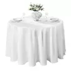 Vidafete 10 Pack 120inch Round Tablecloth Polyester Tablecloth Stain Resistant