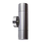 Pillar Light Up/Down GU10 Titanium IP65 Round Back Plate