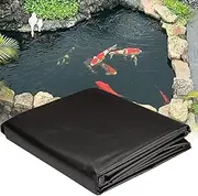 Preformed Black Pond Liner 4x6m/7x8m/8x10m/10x15m Durable Fish Pond Membrane for Outdoor Waterfalls, Garden Fountains & Koi Ponds | Foldable & Easy to Install(4x12m(13.1x39.3ft))
