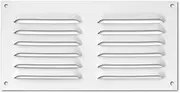 Aluminium Mesh 100 x 200 mm with Mosquito Net in White, Ideal for Ventilation and Protection from Insects