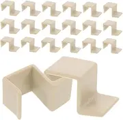 20pcs Bed Frame Support Hooks and Crib Shelf Brackets for Bed Accessories Durable Plastic for Organizing and Essentials Easy Installation and Reliable Support