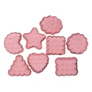 Cookie Moulds Biscuit Press Baking Gadgets with 8 Different Shapes
