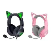 Razer Kraken Kitty V2 USB Wired Headset with Chroma RGB Gaming Headphones