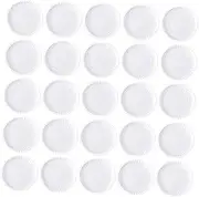 ERINGOGO 50pcs Blank Painting Plates for Disposable Graffiti Trays for Art Projects Easy to Paper Tableware for DIY Crafts and Party Fun