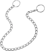 Gatuida Exquisite Chrome Plated Pet Collar Chain for Small Dogs Durable Neck Chain Accessory Stylish Pet Jewelry for Puppies and Dogs