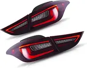 Car Tail Light Assembly Compatible For Hyundai Elantra 2011-2016 LED Turning Signal Lights Taillights Taillamp
