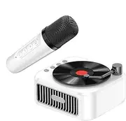 Karaoke Machine Kids, Portable Speaker with Microphone, Handheld Music Player, Retro Singing Toy, Lightweight and Compact Design, Party Fun, 1200mah, Sturdy Construction