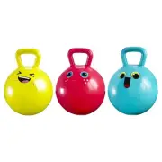 21cm Pink Green Blue Hopper Hop Ball Boys Girls Kids Jump Bouncing Bounce Indoor