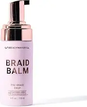 The Beachwaver Co. Braid Balm Pre-Braid Prep - Frizz-Taming Hair Primer for Braids - Strengthens Hair and Reduces Flyaways - Great for All Hair Types (4 Fl Oz)
