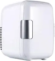 Portable Mini Fridge, Compact Car Refrigerator 4L Mini Car Fridge Travel Refrigerator Portable 12V AC/DC Powered Cool Heat Cooler and Warmer Box Home Office Car Freezer Portable Car Fridge for Travel