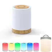 Touch Bedside Lamp Brightness Adjuastable Dimmable Color Changing Night Light