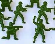 ARMY MEN BRADS Military Toy Soldier Armed Forces Guard Scrapbooking Card Making