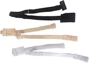 [Generic] 3 Pieces Cotton Women Low Back Bra Converter Strap Replacement Decorative Elastic Party Banquet Straps Accessories