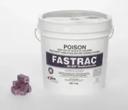 FASTRAC BLOX RODENTICIDE 4KG all-weatherable block bait controls rats and mice
